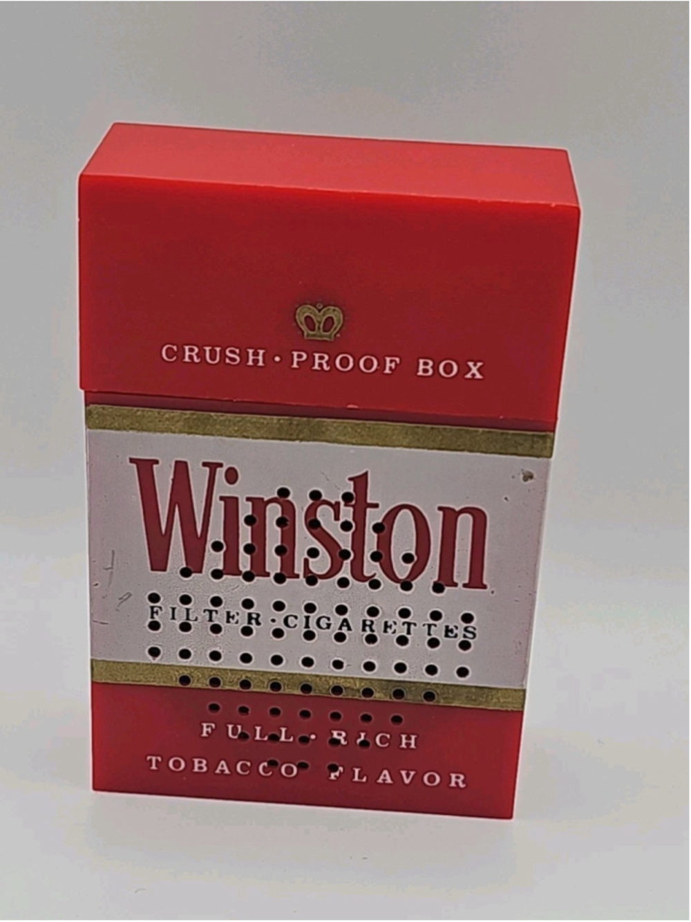 Vintage Winston Cigarettes Box Transistor Radio Tobacciana Tobacco *Untested*